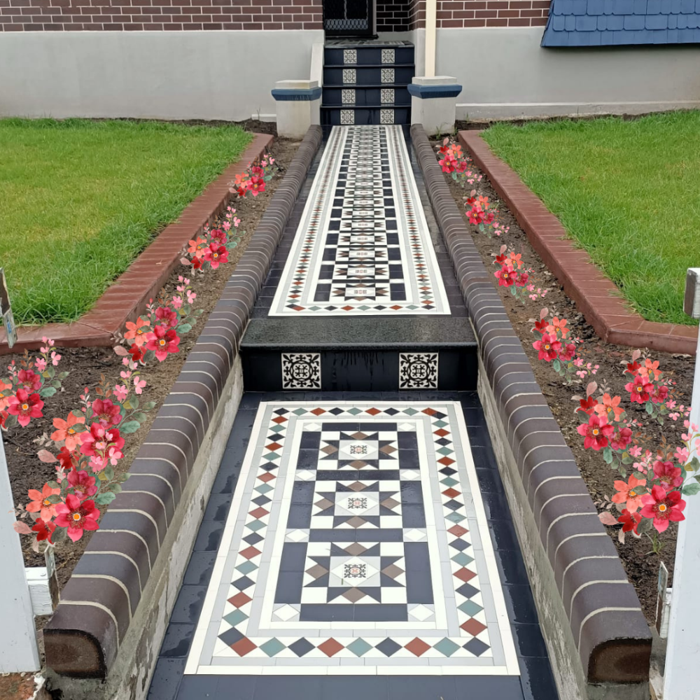 encaustic tiles project