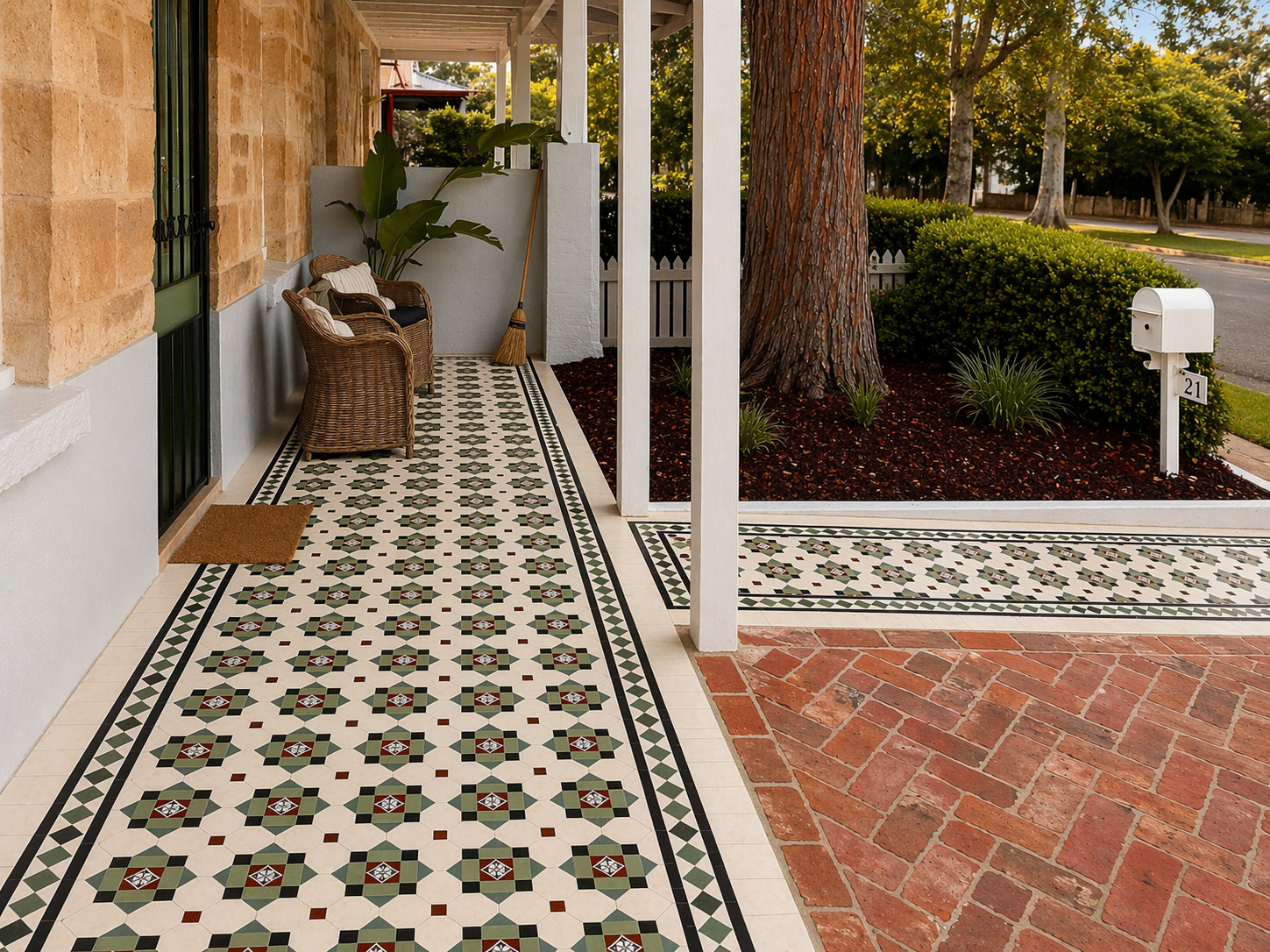 Glasgow pattern with norwood border