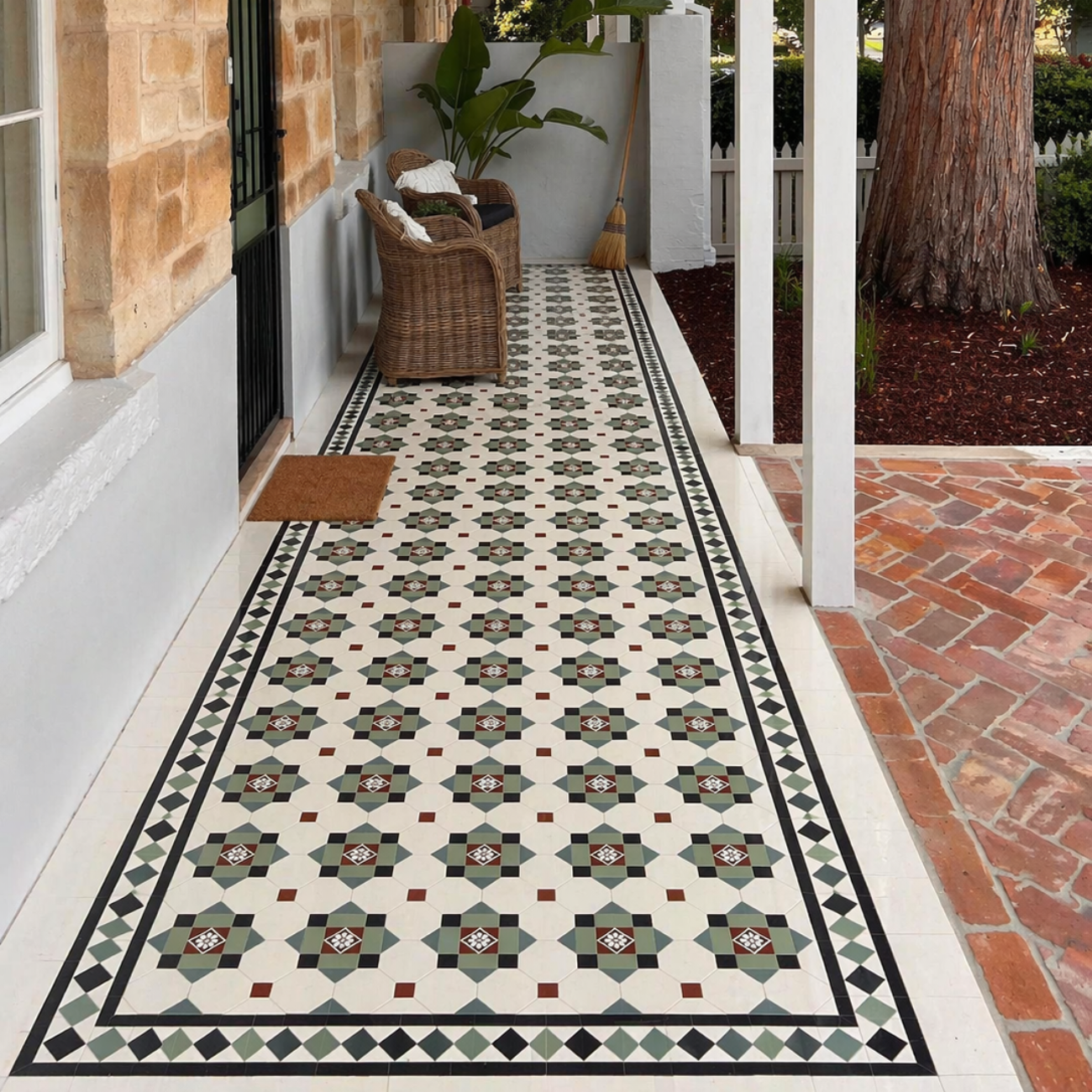 Glasgow pattern with norwood border