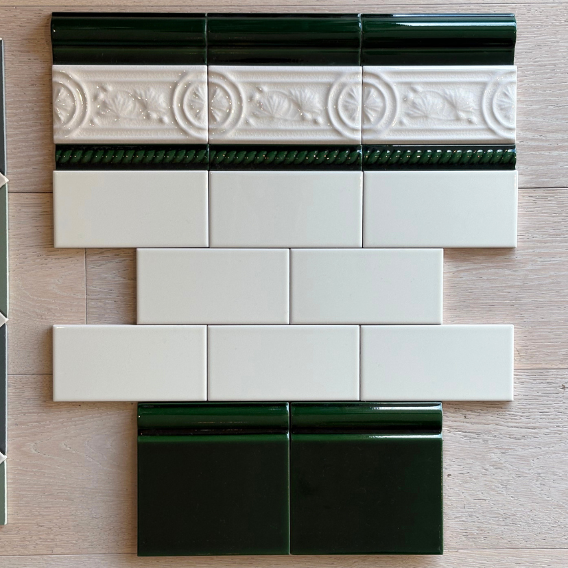 Gingham Green Pistachio White