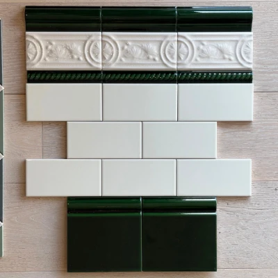 Gingham Green Pistachio White