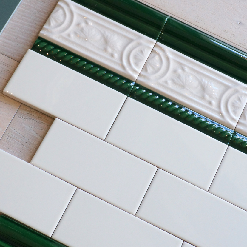 Gingham Green Pistachio White
