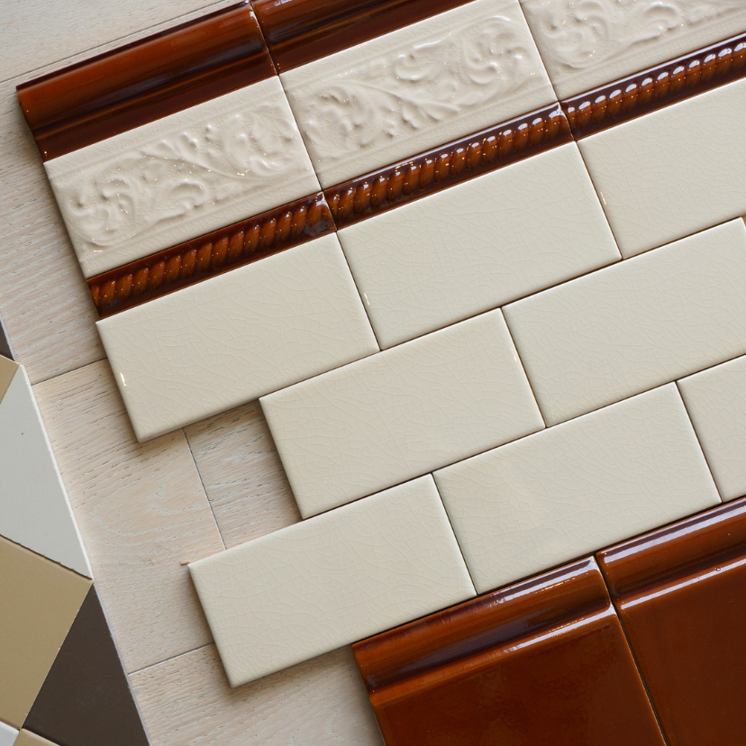Gingham Vanilla Brown White