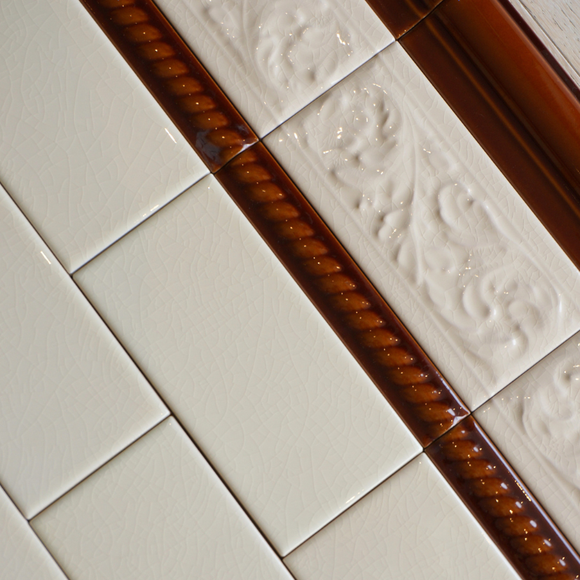 Gingham Vanilla Brown White