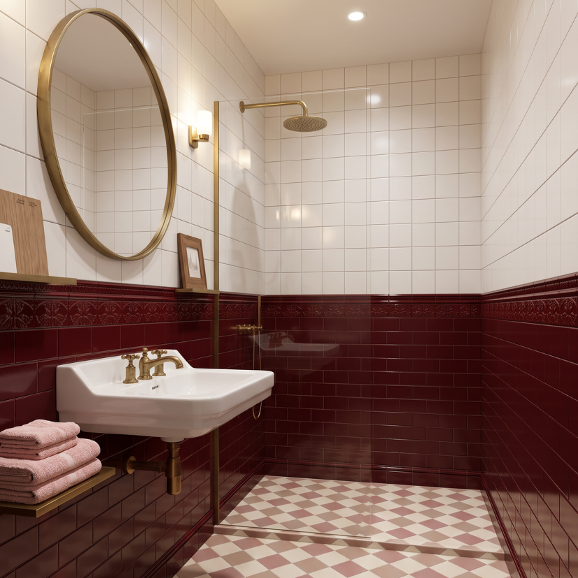 Gingham White Pink Light Pink