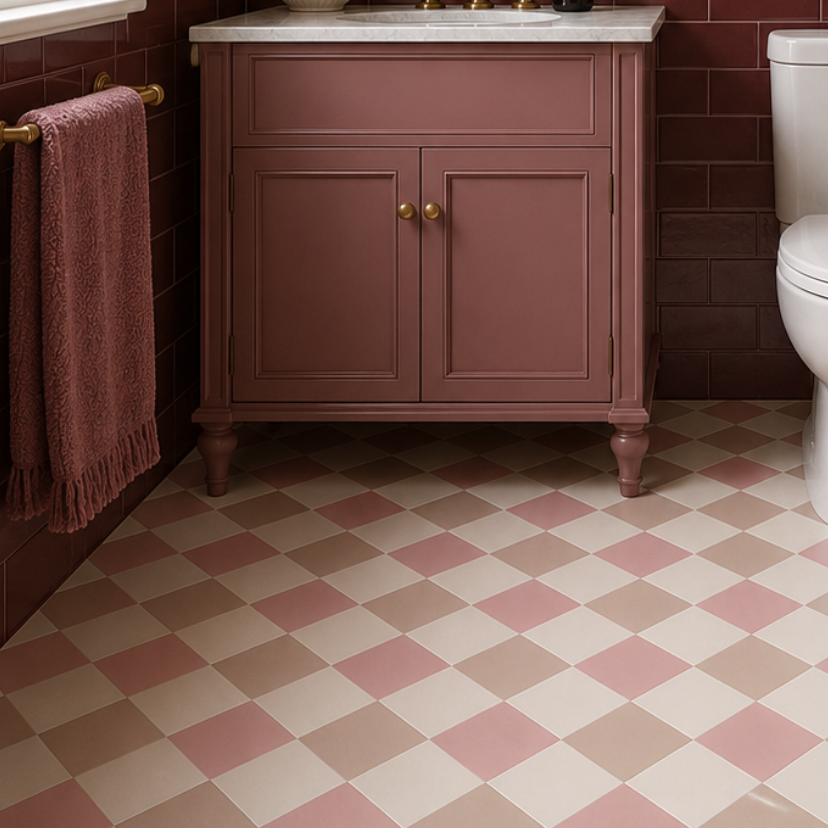 Gingham White Pink Light Pink
